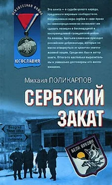 Михаил Поликарпов Сербский закат обложка книги