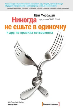 Кейт Феррацци «Никогда не ешьте в одиночку» и другие правила нетворкинга обложка книги