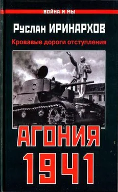 Руслан Иринархов Агония 1941. Кровавые дороги отступления обложка книги