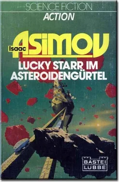 Isaac Asimov Lucky Starr im Astroidengürtel обложка книги