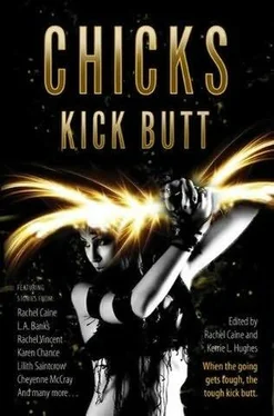 Rachel Caine Chicks Kick Butt обложка книги