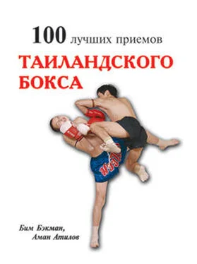 Аман Атилов 100 лучших приёмов тайландского бокса обложка книги