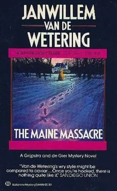 Janwillem De Wetering The Maine Massacre обложка книги