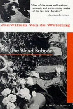 Janwillem De Wetering Blond Baboon обложка книги