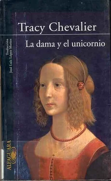 Tracy Chevalier La dama y el unicornio обложка книги