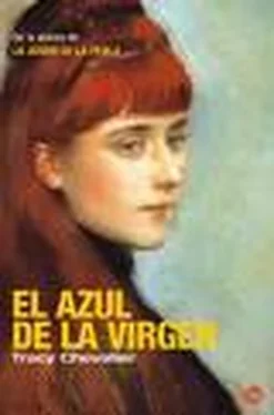 Tracy Chevalier El azul de la Virgen обложка книги