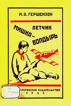 Михаил Гершензон Летчик Мишка Волдырь обложка книги