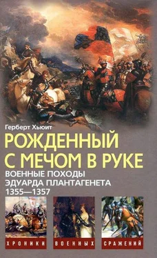 Герберт Хьюит Рожденный с мечом в руке. Военные походы Эдуарда Плантагенета. 1355—1357 обложка книги