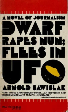 Arnold Sawislak Dwarf Rapes Nun; Flees in UFO: A Novel of Journalism обложка книги
