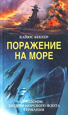 Кайюс Беккер Поражение на море. Разгром военно-морского флота Германии обложка книги