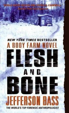 Jefferson Bass Flesh and Bone: A Body Farm Novel обложка книги