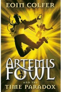 Eoin Colfer Artemis Fowl: the time paradox обложка книги