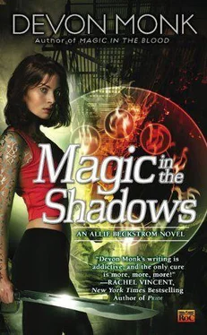 Devon Monk Magic in the Shadows обложка книги