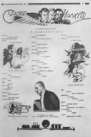 Страница журнала Радиослушатель М 1928 1 9 сентября со стихотворением - фото 14