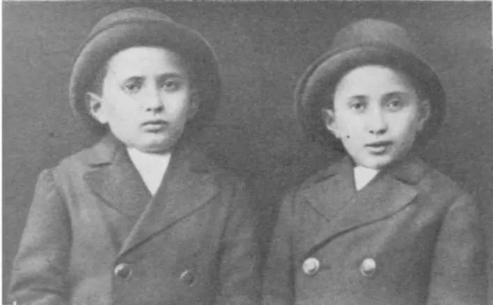Матвей слева и Исидор Бронштейны в шесть лет Вот мой теперешний вид - фото 57