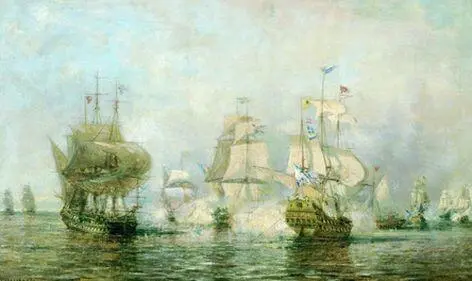 АП Боголюбов Первая морская победа русского флота 24 мая 1719 г у о Эзель - фото 19