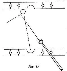 Абриколь Напомним абриколь это удар при котором биток сначала ударяется о - фото 14