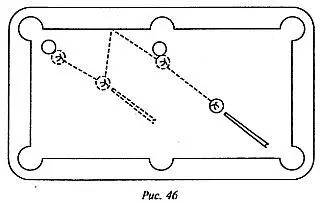Туз в угол с выходом под двенадцатый в угол Когда два шара например туз и - фото 43