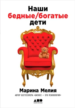 Марина Мелия Наши бедные богатые дети обложка книги