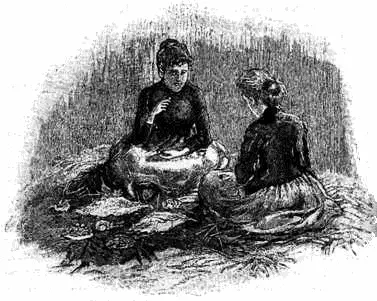 На подстилке из свежего папоротника два больших листа чистотела лежали друг - фото 48