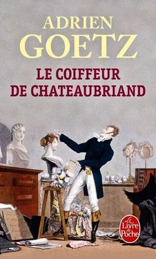 Adrien Goetz Le coiffeur de Chateaubriand обложка книги