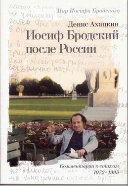 Денис Ахапкин Иосиф Бродский после России обложка книги