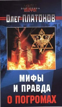 Олег Платонов Мифы и правда о погромах. обложка книги