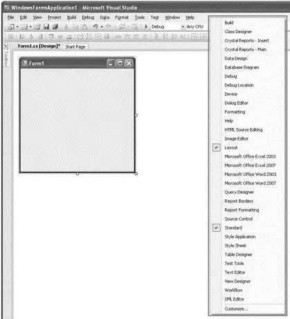 Figure 214 To customize the Toolbar select ToolsCustomize On the Toolbars - фото 18