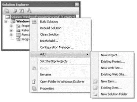 Figure 225 When you have multiple projects in a solution one of the projects - фото 29
