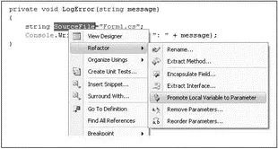 Figure 259 Note that the local variable to be promoted must be initialized or - фото 63