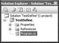 Figure 312 The Main method is located in the Programcs file The program - фото 93