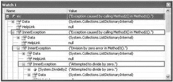 Figure 125 Using Exception Objects Instead of using the default description - фото 185
