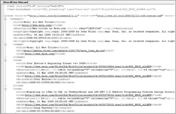Figure 1413 To load an XML document directly from the Internet you can use - фото 202