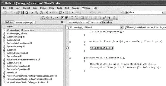 Figure 159 Observe that MathUtildlllibrary has not been loaded yet Press - фото 219