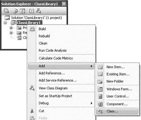 Figure 1521 Use the default name of Class2cs In the newly added Class2cs - фото 231