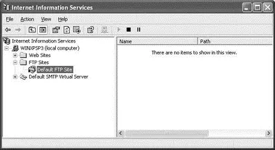 Figure 162 Rightclick the Default FTP Site item and select Properties - фото 257