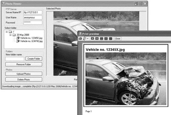 Figure 1615 To print the image to a printer use the PrintDialogclass to let - фото 270