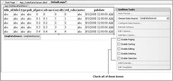 Figure 1711 This makes the GridViewlook like Figure 1712 The column names - фото 298