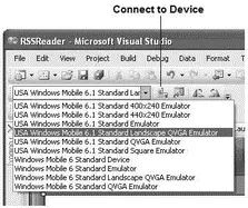 Figure 1817 Once you have selected an emulator to use click the Connect to - фото 335