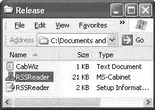 Figure 1831 Now you can distribute the CAB file to your customers using - фото 349