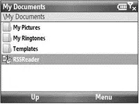 Figure 1832 When the application is installed the RSS Reader shortcut is in - фото 350