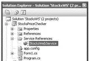 Figure 205 The StocksWebServiceis a proxy class generated by Visual Studio - фото 456