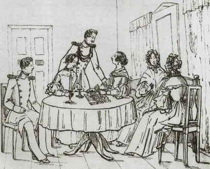 Рисунок графа Я П де Бальмена из цикла Гоголевское время 18381839 гг - фото 37