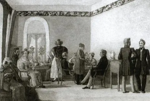 Акварель Ф Г Солнцева 1834 г Братья Коновницыны Рисунок К К - фото 27