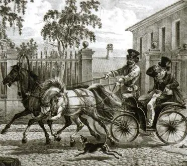 Литография А О Орловского 1820 г Петербург Большой театр С картины - фото 43