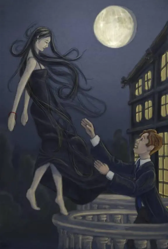 The library was dark Harry was sitting in the window embrasure looking - фото 56