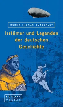 Bernd Ingmar Gutberlet Irrtümer und Legenden der deutschen Geschichte обложка книги