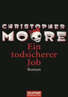 Christopher Moore Ein todsicherer Job обложка книги