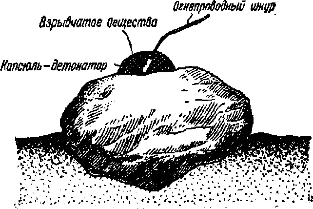 Рис 12 Накладной заряд Способы ведения взрывных работ разнообразны - фото 15