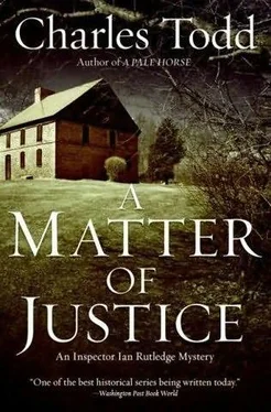 Charles Todd A matter of Justice обложка книги